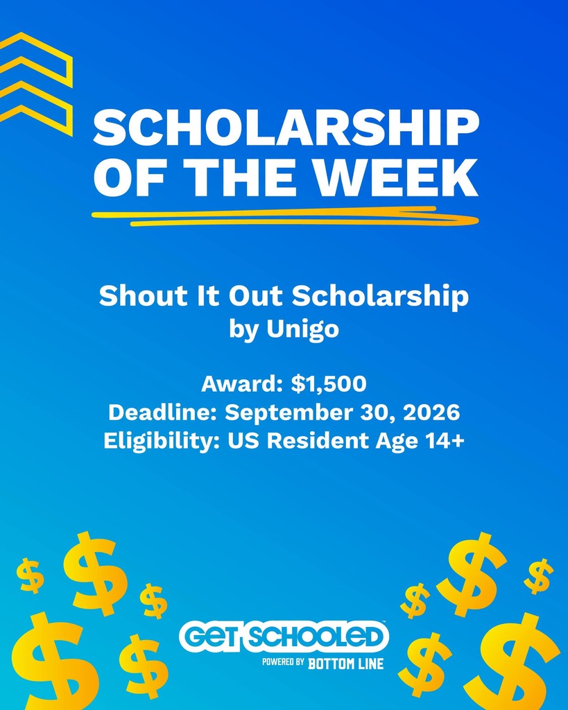 Shout it Out Scholarship by Unigo