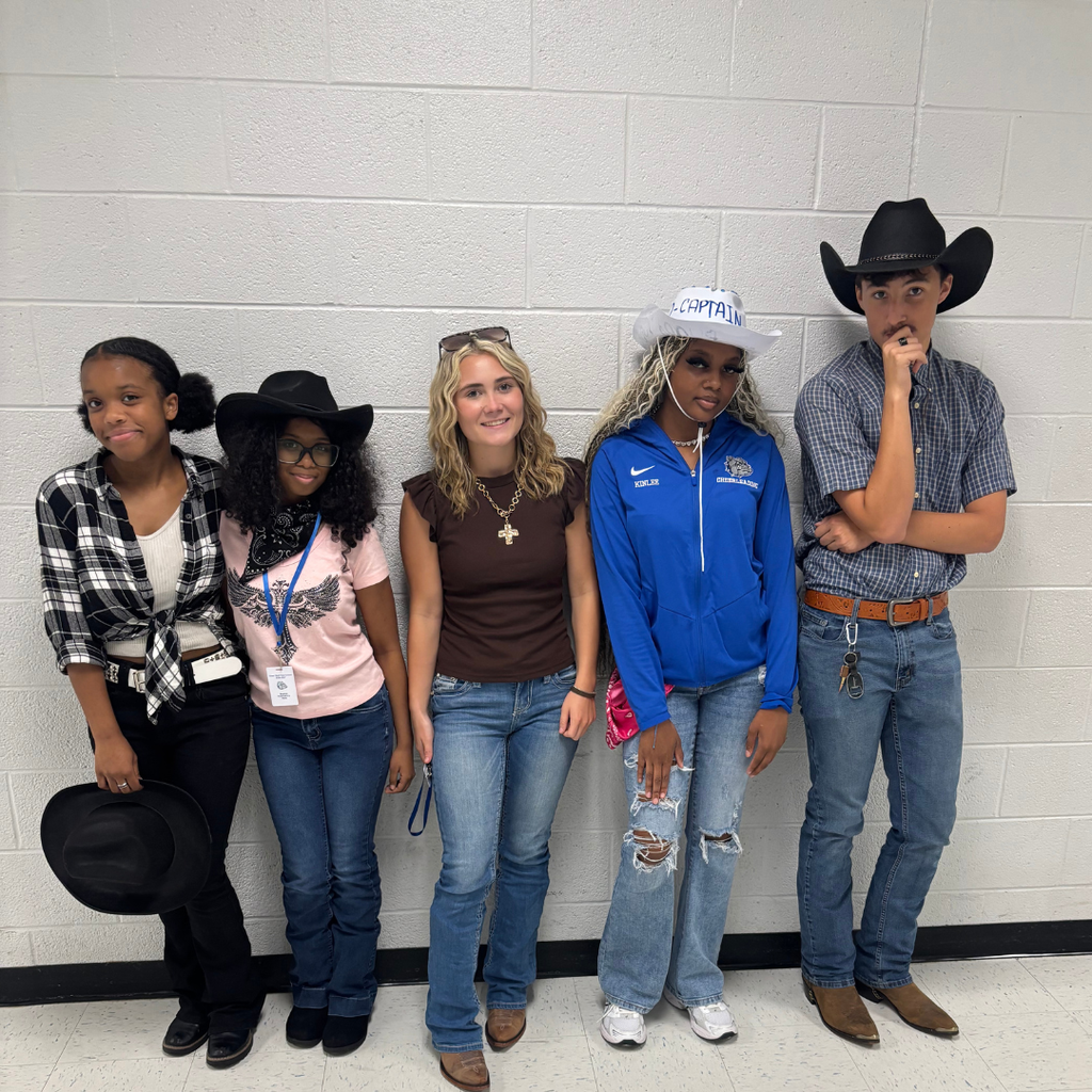 Students dressed up as cowboys