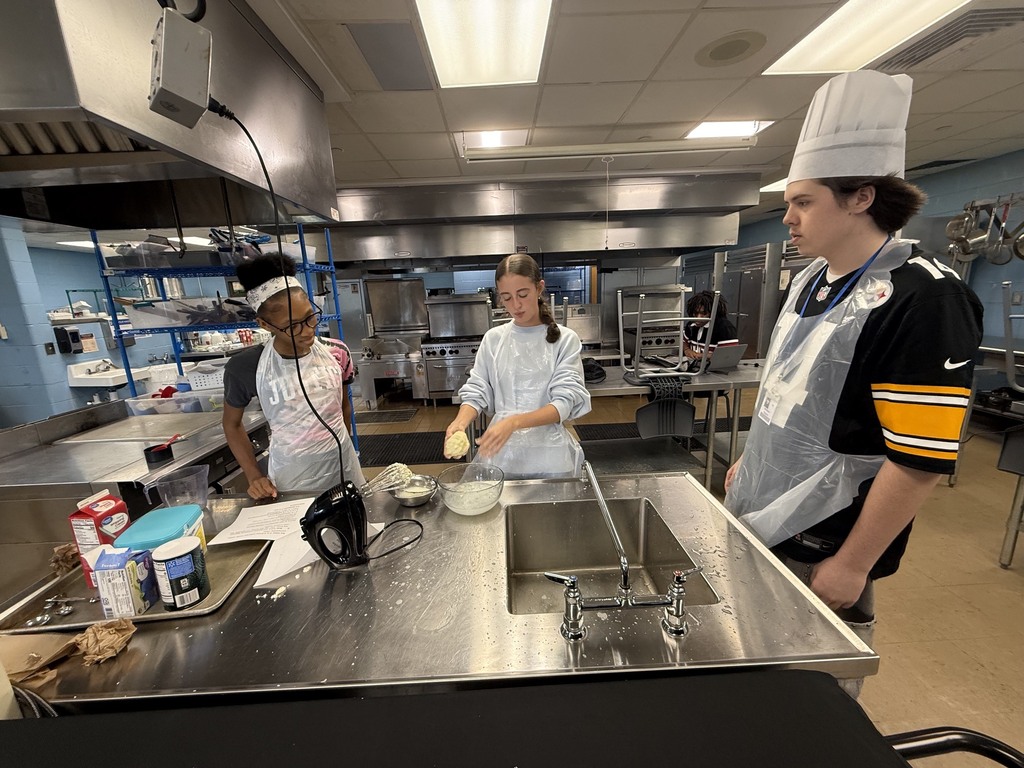 Culinary Students making butter