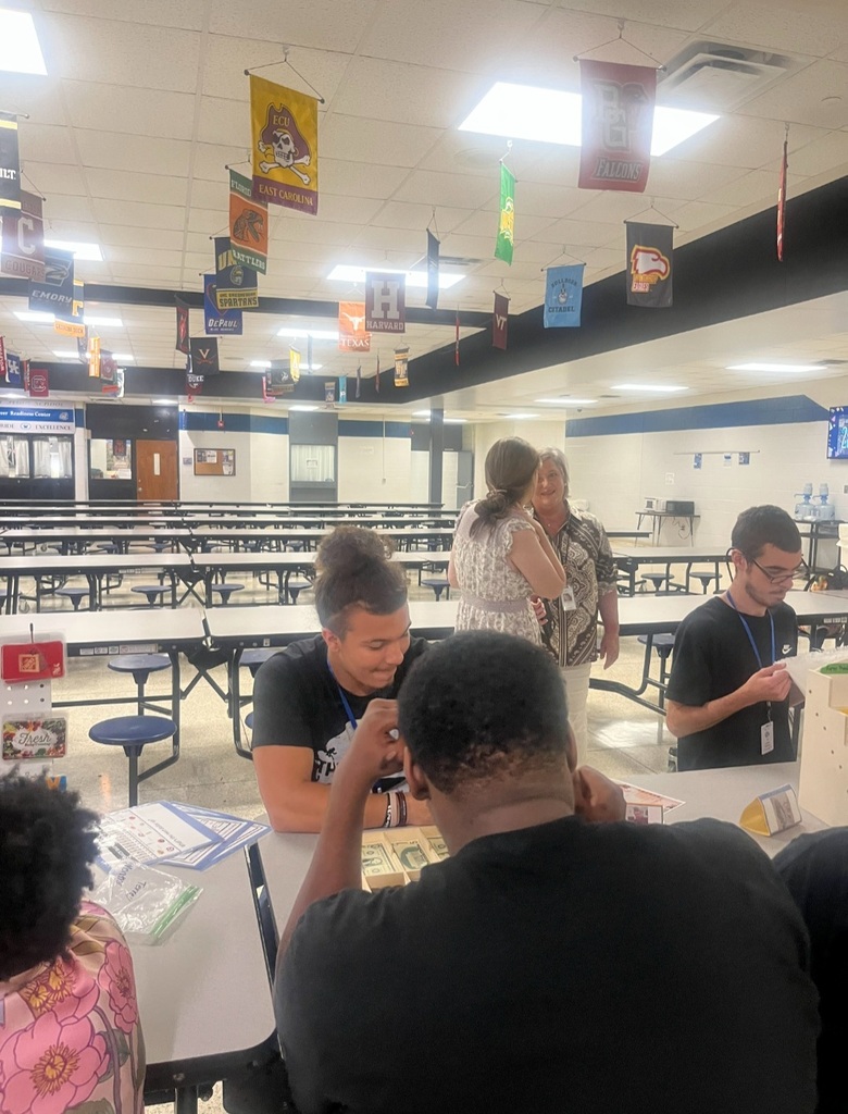 Students in cafeteria