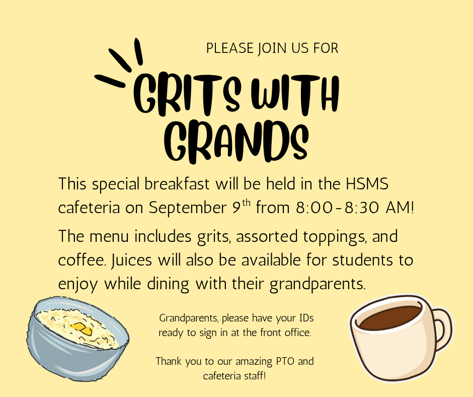 Flyer for grits with the grands