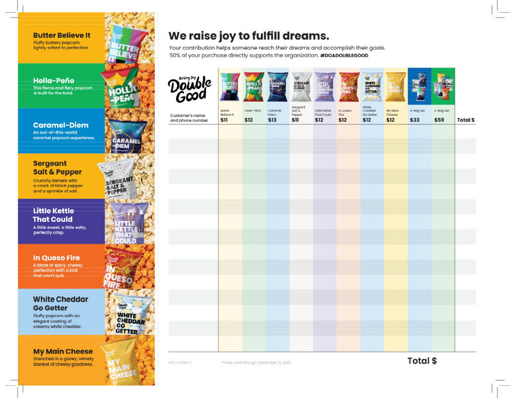 Doublegood popcorn order form