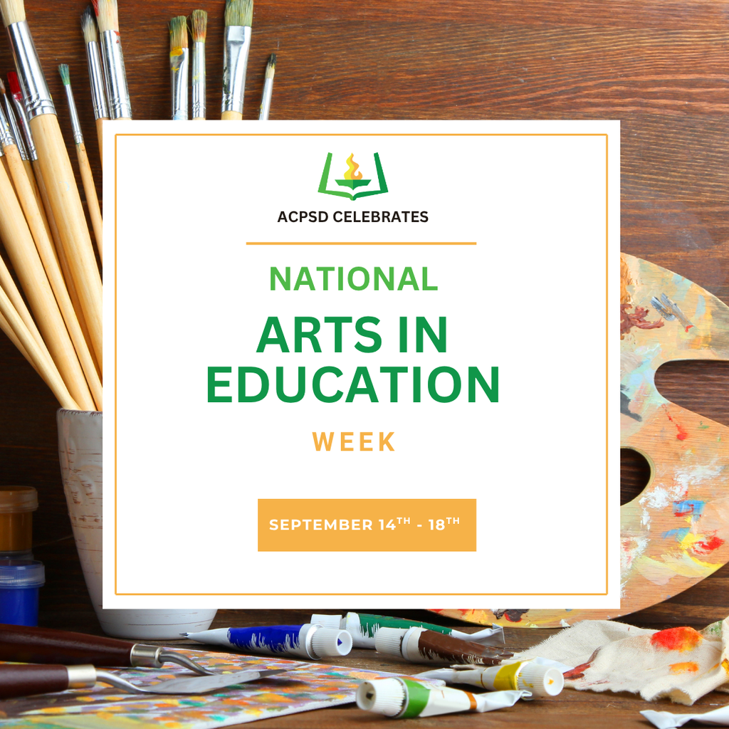 A flyer used to celebrate National Arts in Education week.