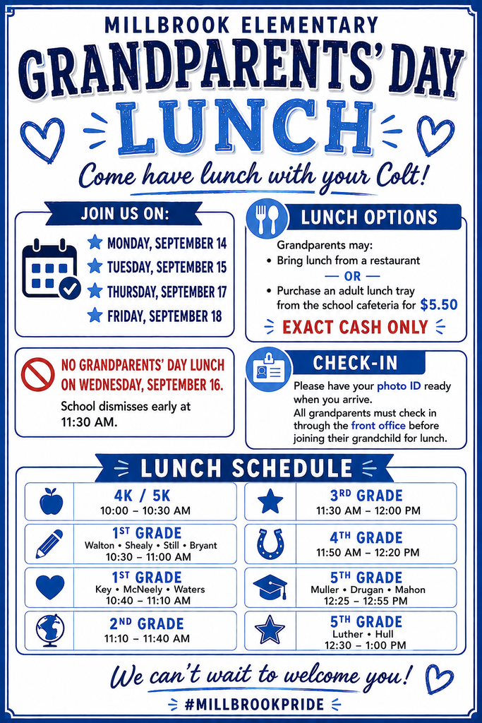 Millbrook Grandparents Lunch