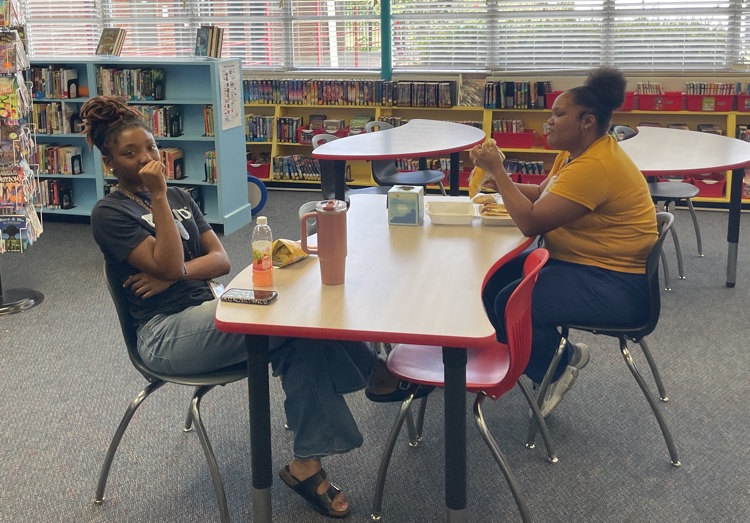 teachers at lunch