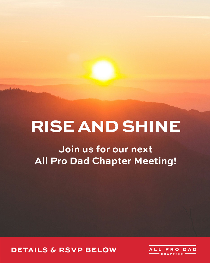 All pro dads event flyer