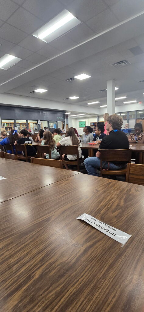 Students Government students sitting at tables
