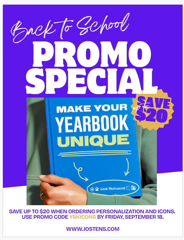 Yearbook sale flyer