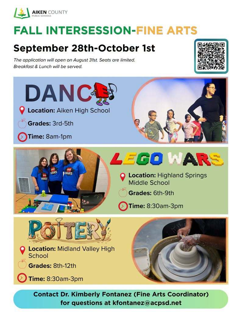 Flyer for Fall Intersession Lego Wars