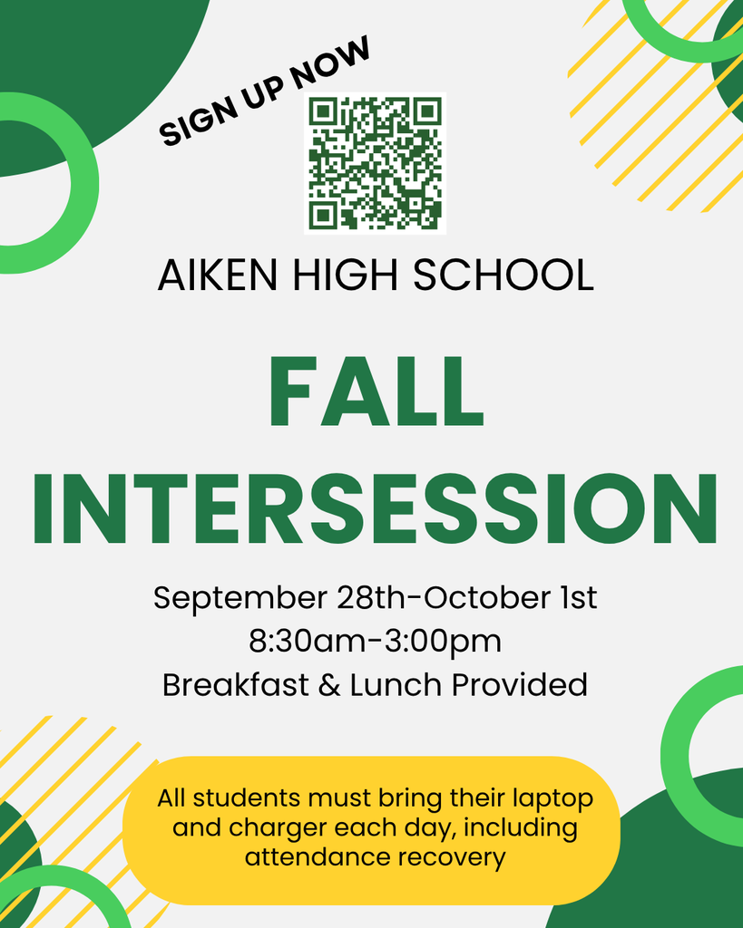 AHS Fall Intersession Sign Up 