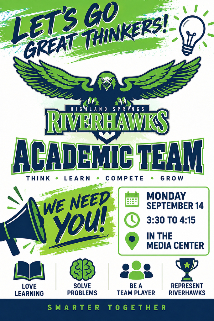 Academic team interest meeting flyer