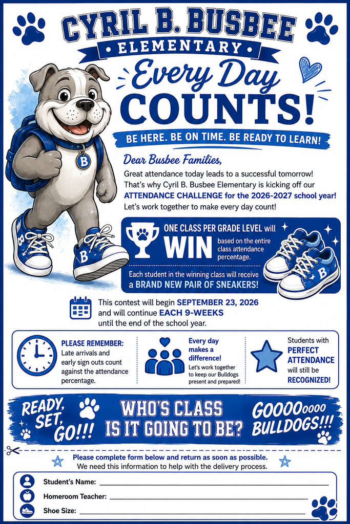 Every Day Counts! Attendance Matters!!