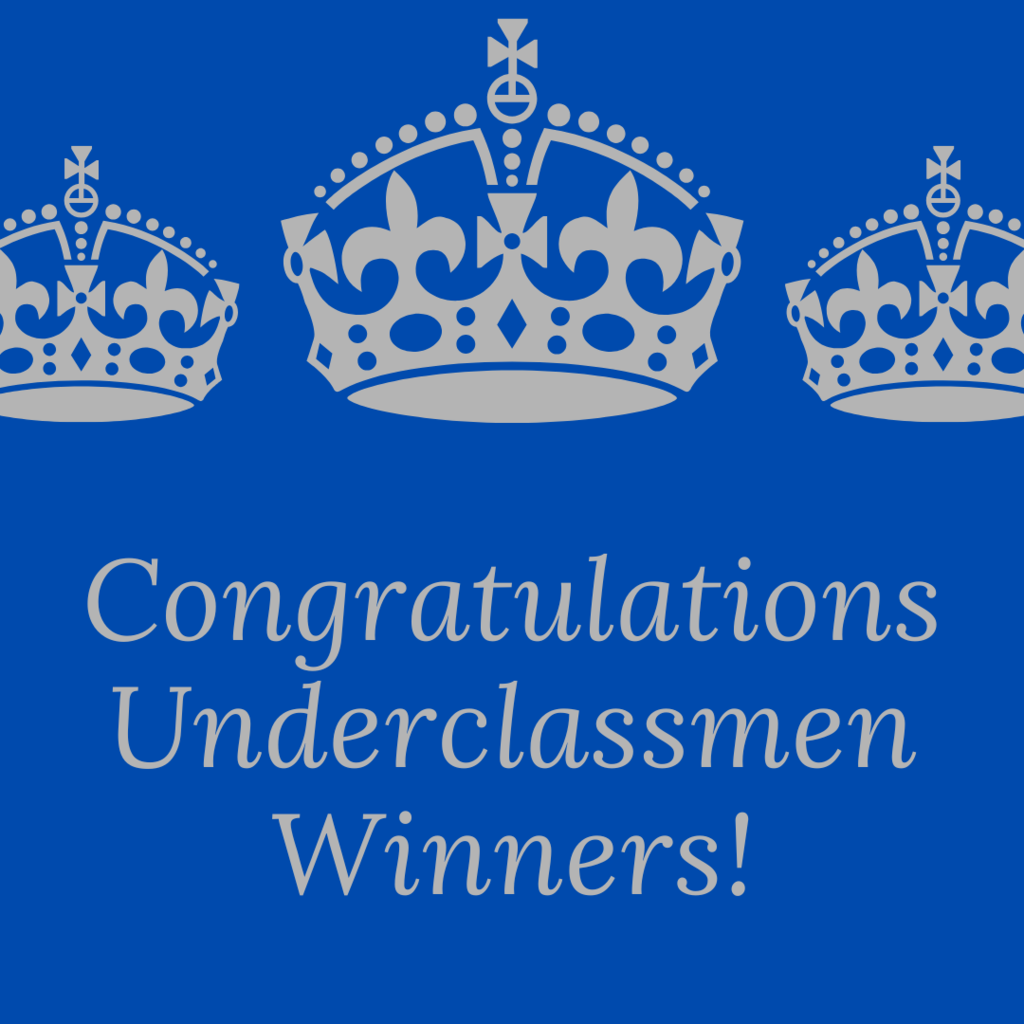 Congratulations Underclassmen Winners