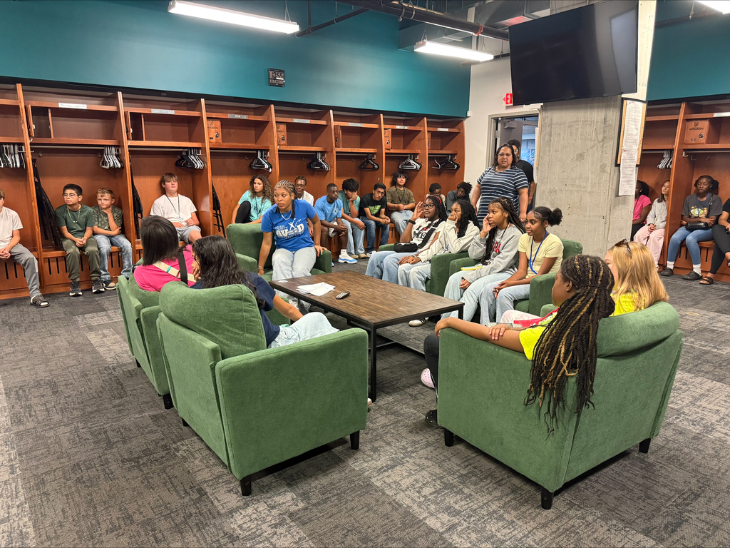 Students in locker room