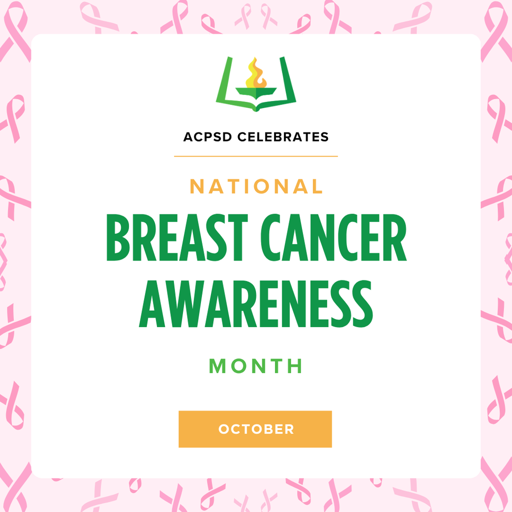 A flyer created to celebrate and acknowledge Breast Caner Awareness Month.