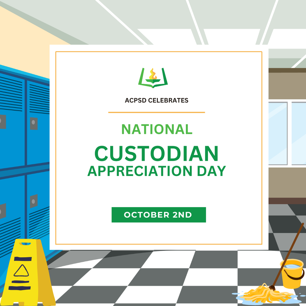 A flyer to promote National Custodian Appreciation Day.