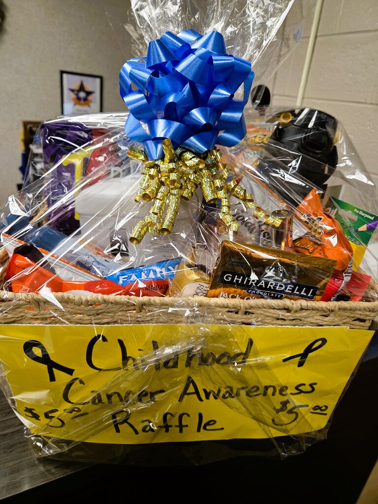 Childhood Cancer Raffle Basket