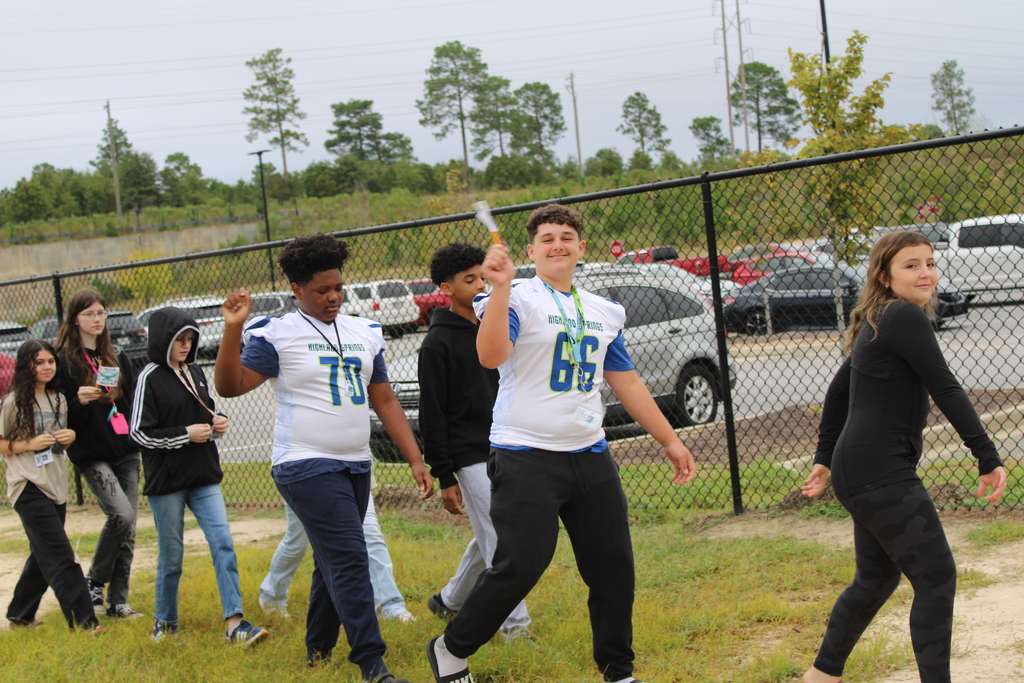 students during peace walk