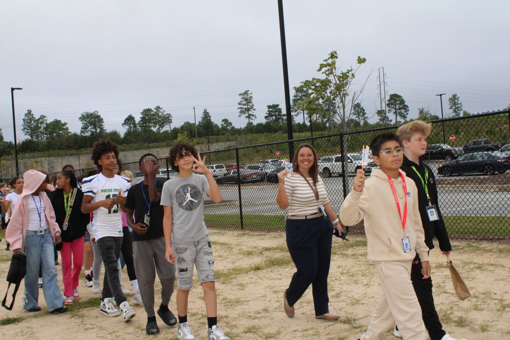 students during peace walk