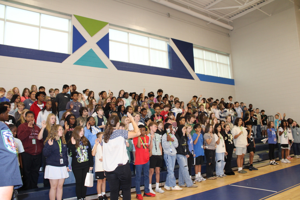 students making peace promise