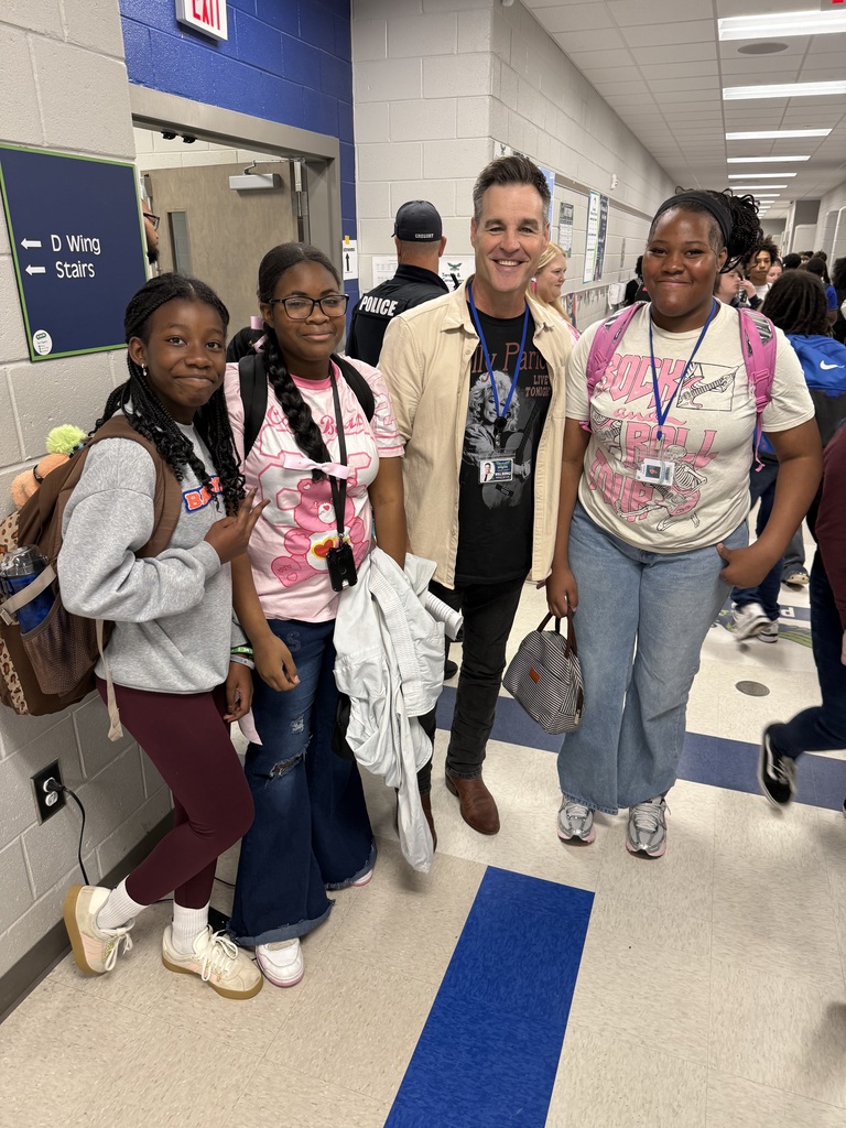 Will Riddle with students