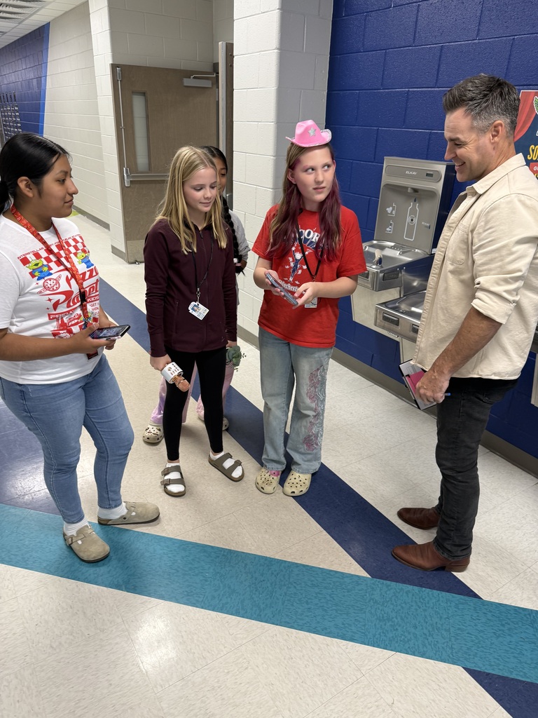 Will Riddle with students