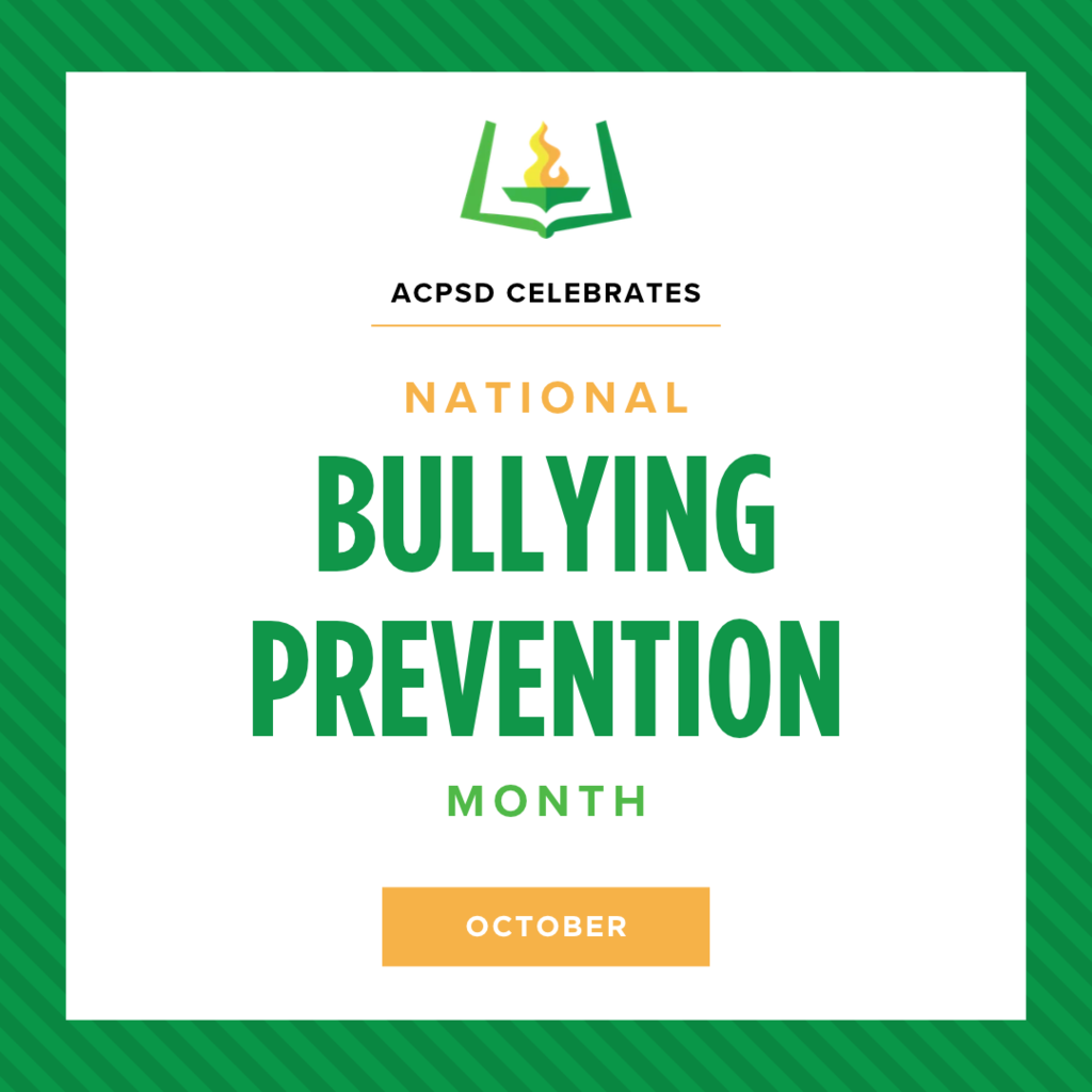 Bullying Prevention Month Visual.