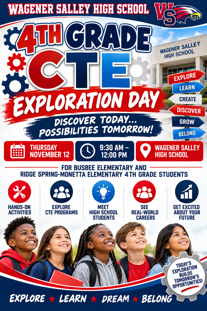 4th Grade CTE Exploration Day flyer