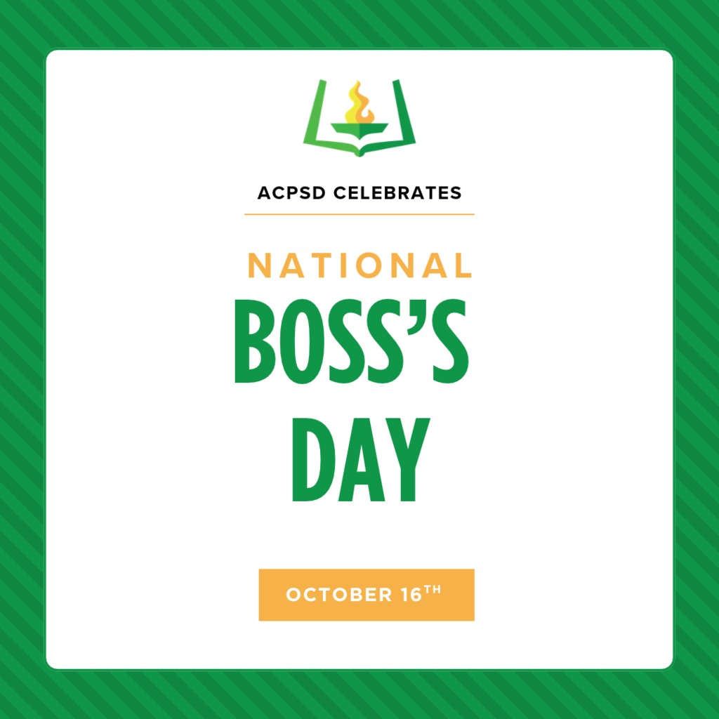 A flyer created to celebrate National Boss's Day.