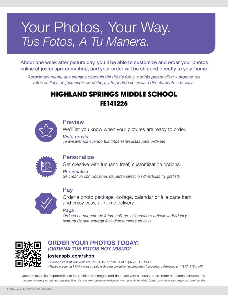 picture day orders