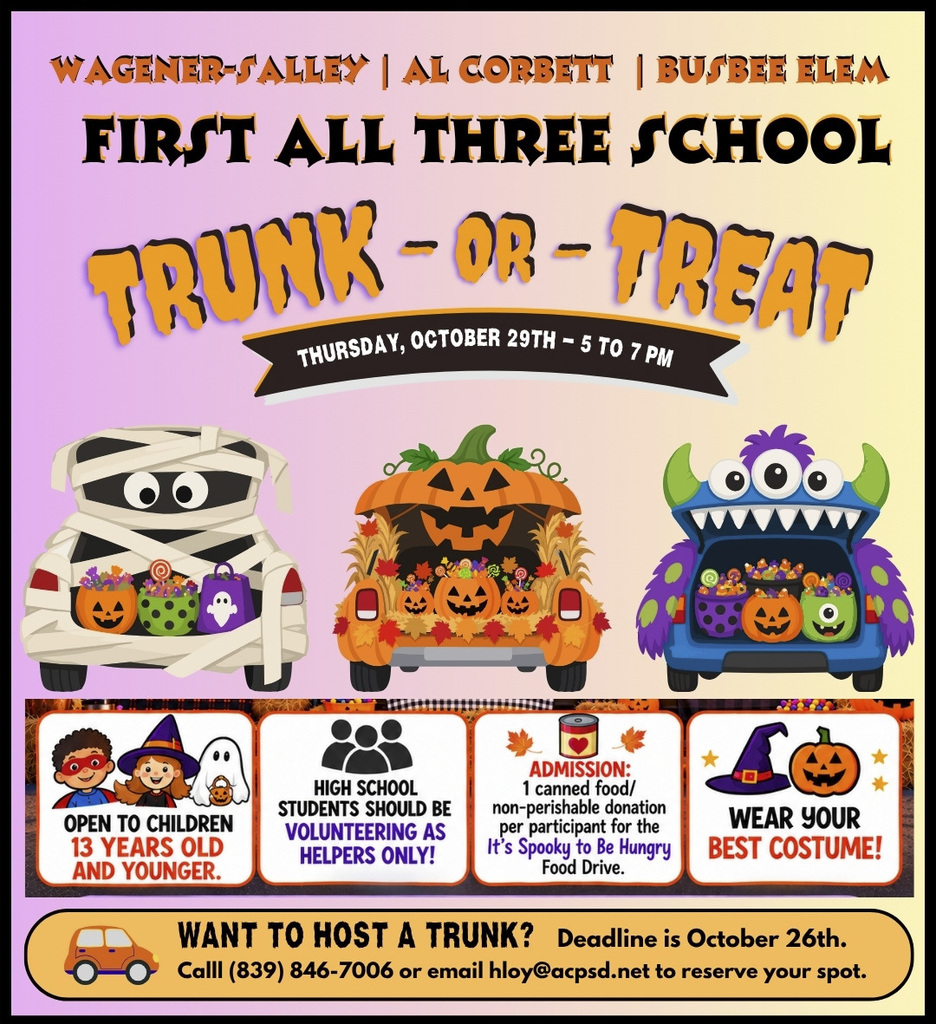 Trunk or Treat advertisement