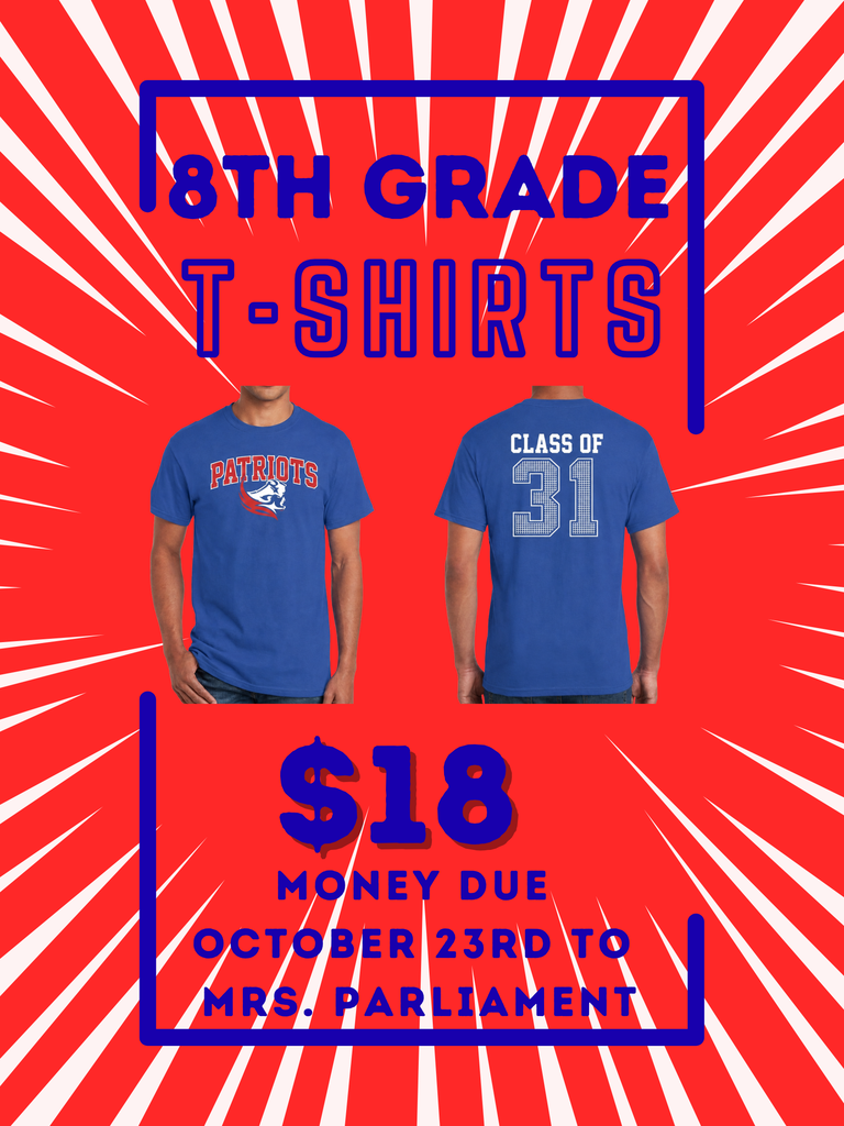 T-shirt with Patriots logo and number 31 on front and back. Payment details.