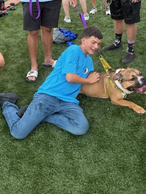 Students at Rock for Rescues event