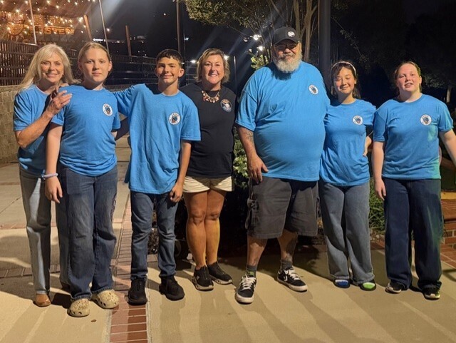 Students at Rock for Rescues event