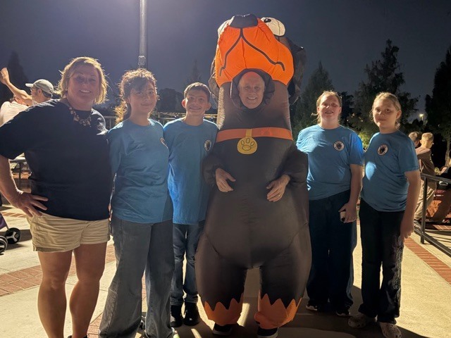 Students at Rock for Rescues event