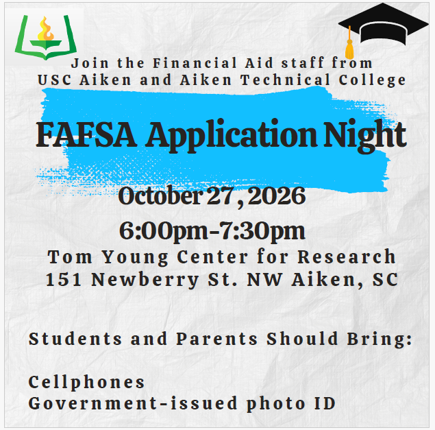 FASFA Application Night advertisement