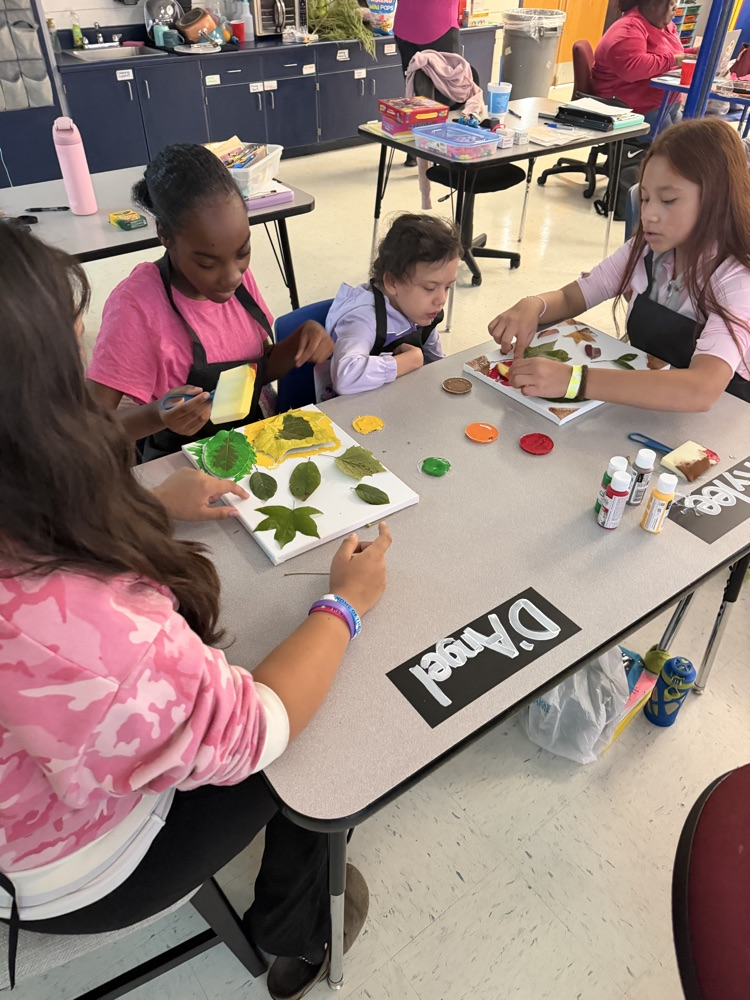 Painting Fall Leaves 