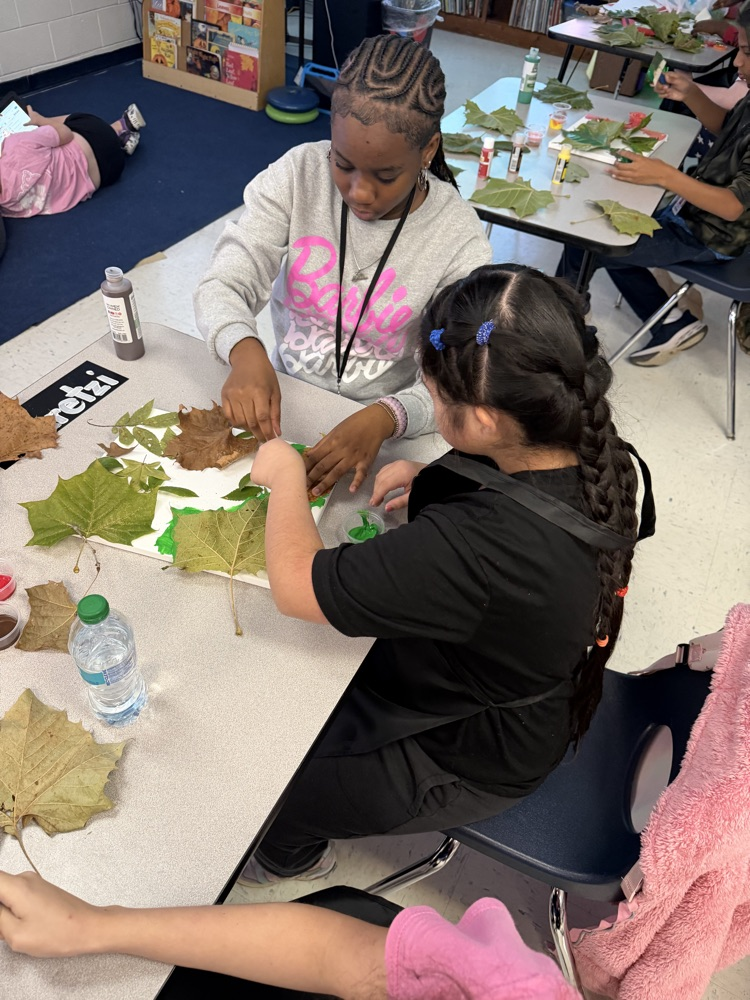 Painting Fall Leaves 
