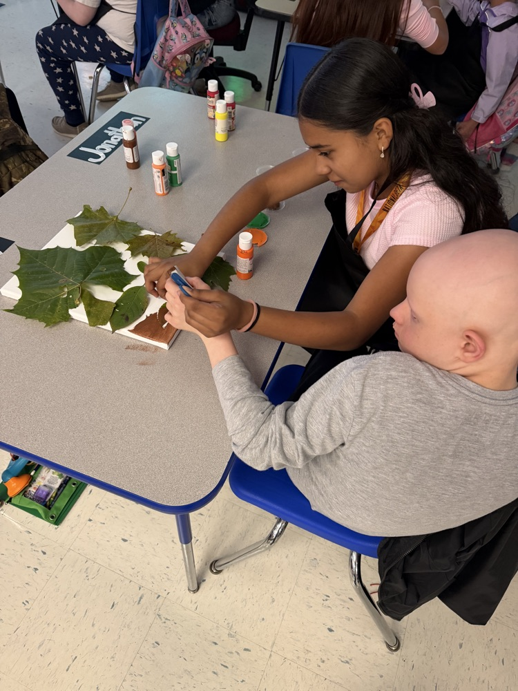 Painting Fall Leaves 