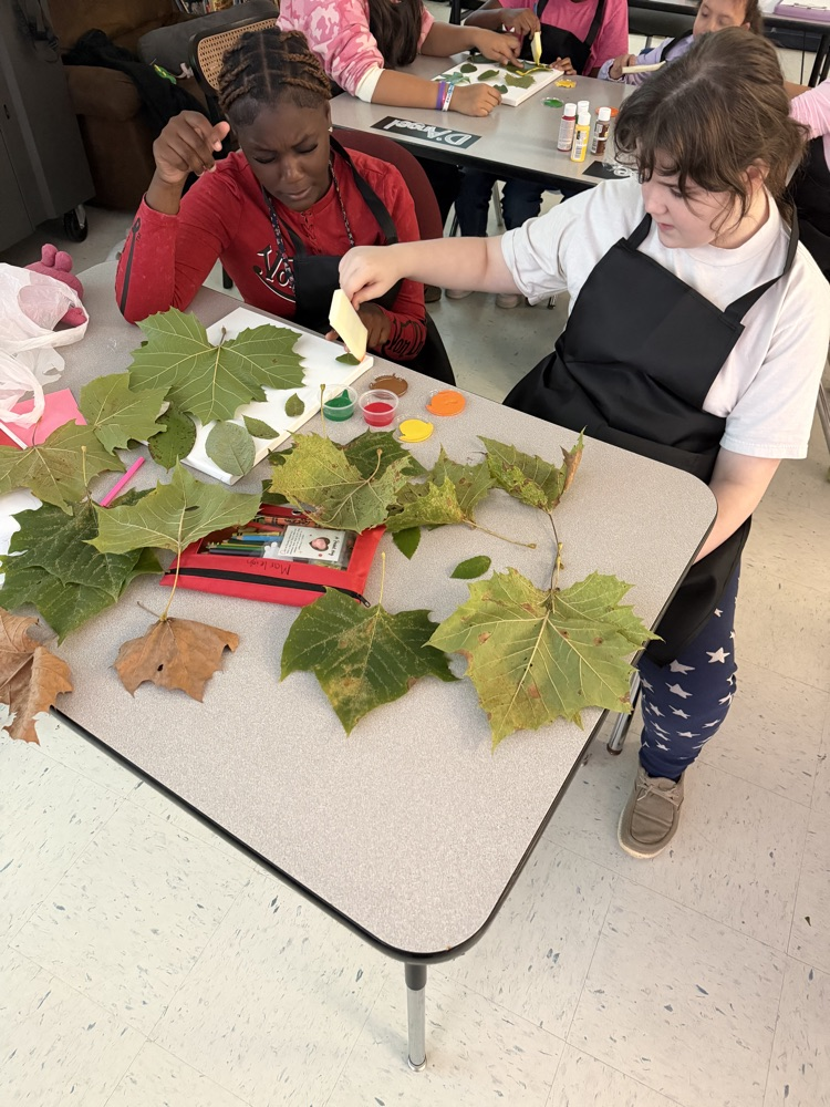 Painting Fall Leaves 