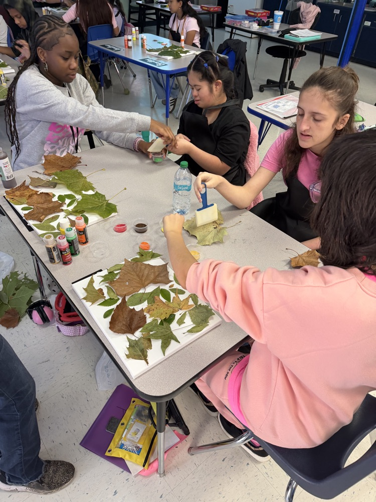 Painting Fall Leaves 