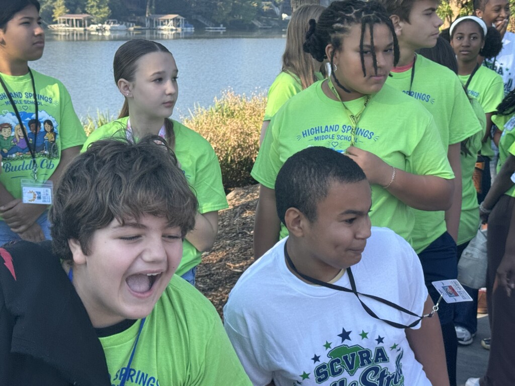 Students at field trip