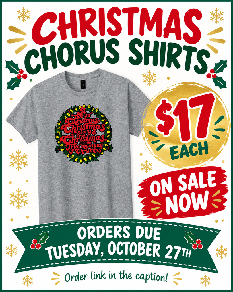 Chorus Christmas Shirts