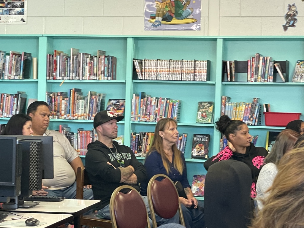 Parents in audience at the spelling bee.