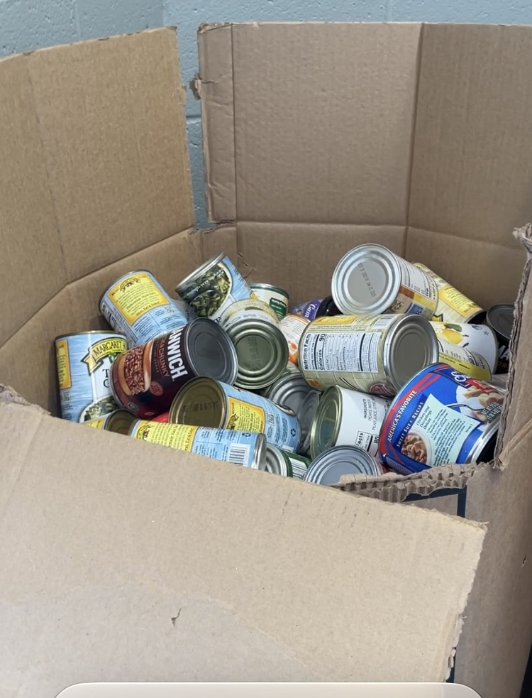 donated can goods