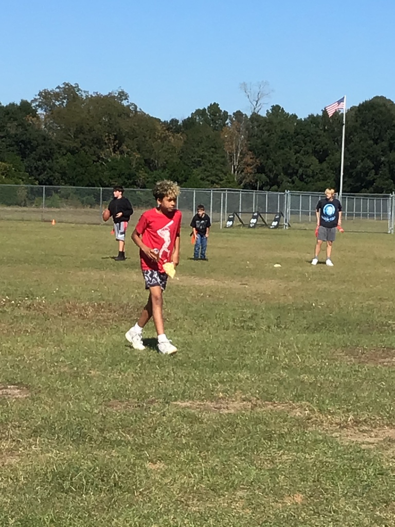 Flag football players