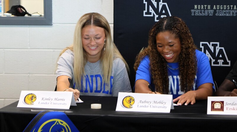 Player at signing. 