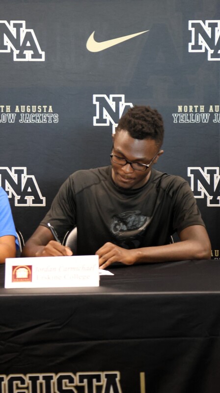 Player at signing. 