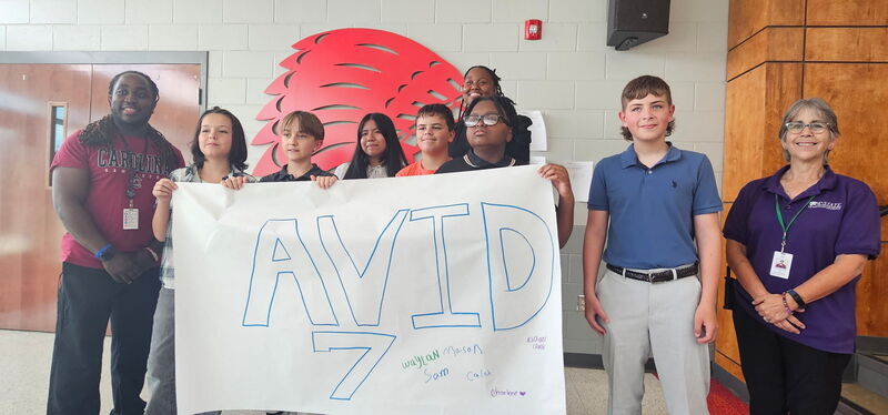7th grade AVID scholars