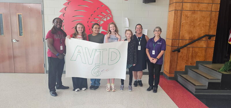 6th grade AVID scholars